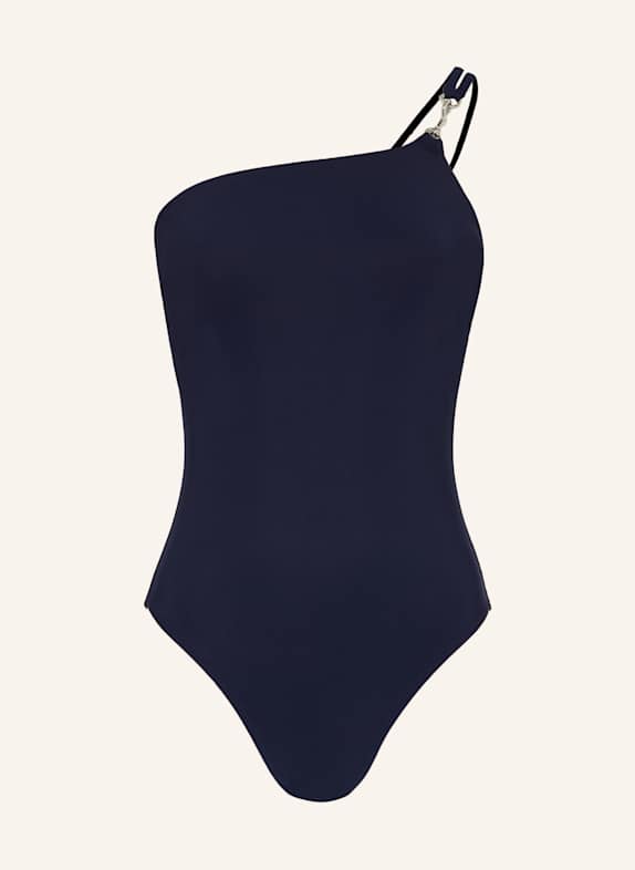 TORY BURCH One-Shoulder-Badeanzug DUNKELBLAU