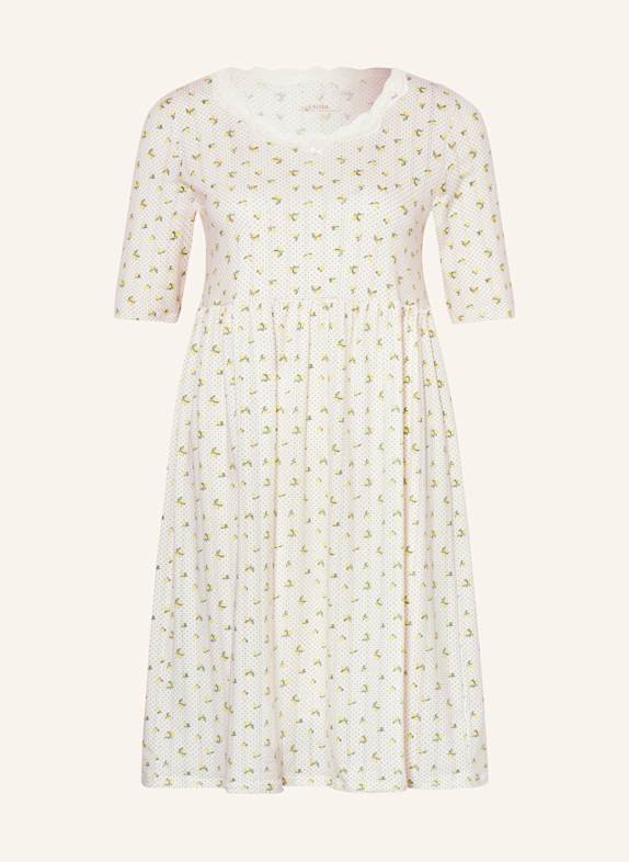 CALIDA Nachthemd TOUJOURS PRINT CREME/ GRÜN/ GELB