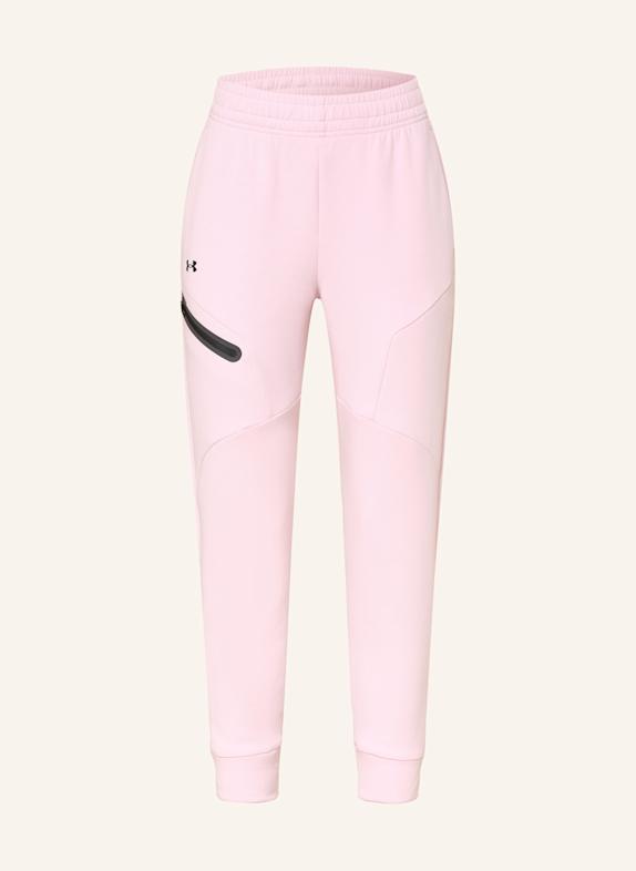 UNDER ARMOUR Sweatpants UA UNSTOPPABLE LIGHT PINK