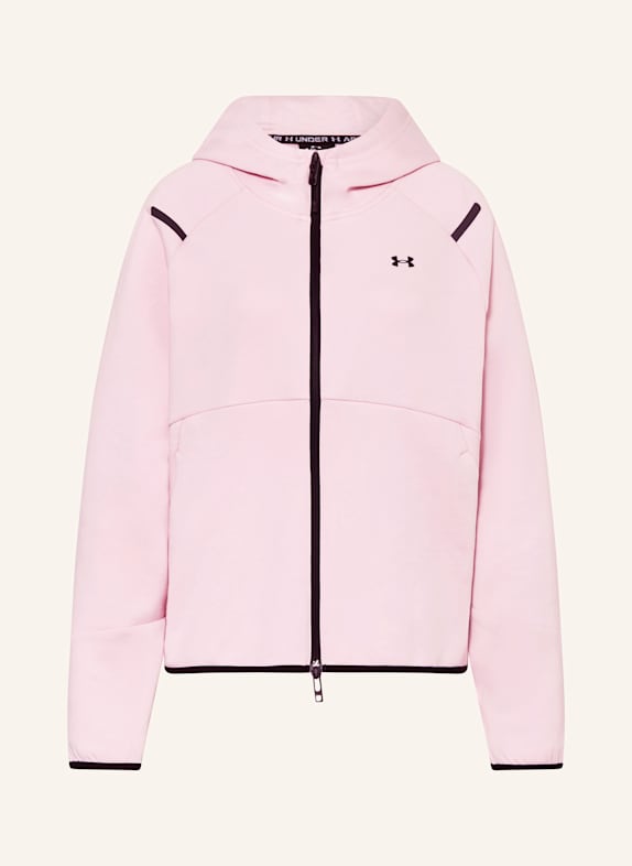 UNDER ARMOUR Sweat jacket UA UNSTOPPABLE LIGHT PINK