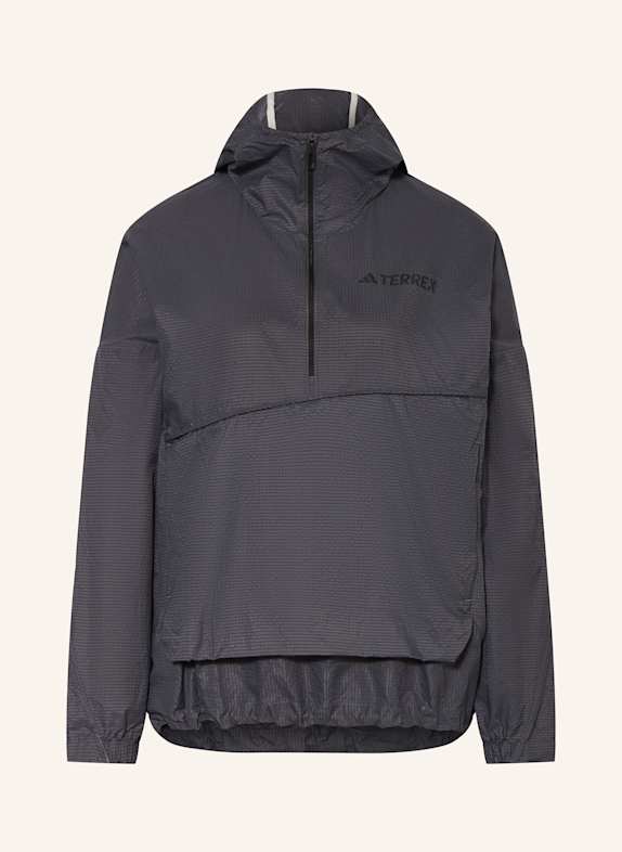 adidas TERREX Schlupfjacke TERREX XPLORIC WIND GRAU/ SCHWARZ