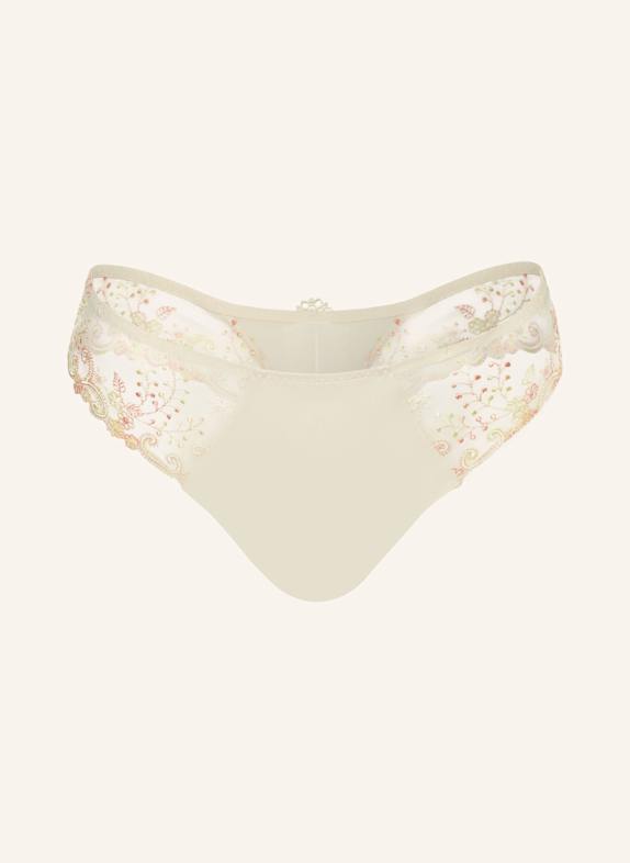 SIMONE PÉRÈLE String DÉLICE CREME/ ROSA/ GELB