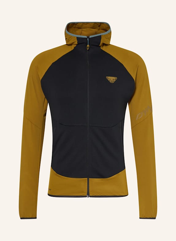 DYNAFIT TRANSALPER LIGHT POLARTEC® mid-layer jacket DARK YELLOW/ BLACK