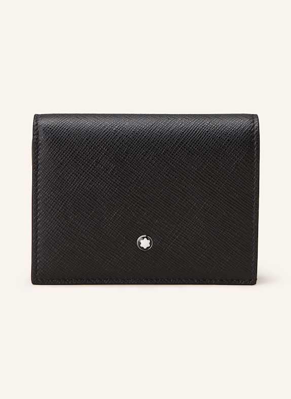 MONTBLANC Saffiano-Geldbörse SCHWARZ