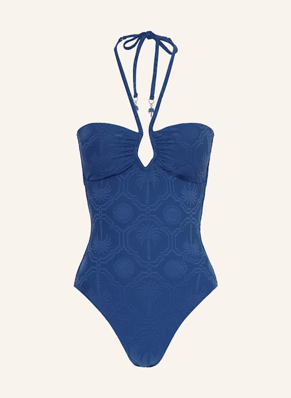 SEAFOLLY Neckholder-Badeanzug OASIS BLAU