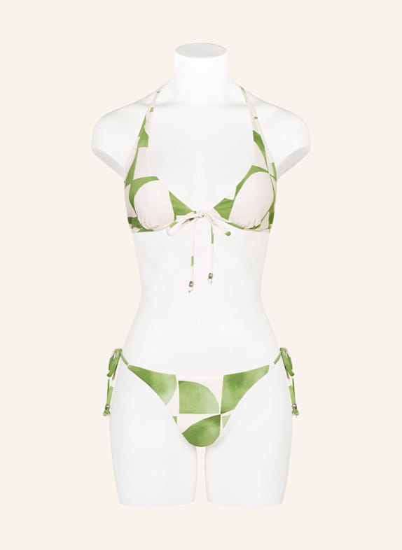 SEAFOLLY Neckholder-bikinitop SUNRAY LICHTGROEN / CRÈME