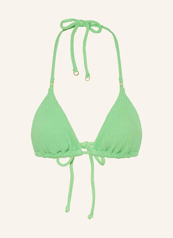 SEAFOLLY Triangel-Bikini-Top SEA DIVE HELLGRÜN