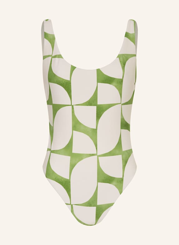 SEAFOLLY Badeanzug SUNRAY HELLGRÜN/ CREME