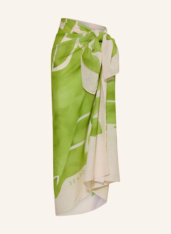 SEAFOLLY Pareo SUNRAY LIGHT GREEN/ ECRU