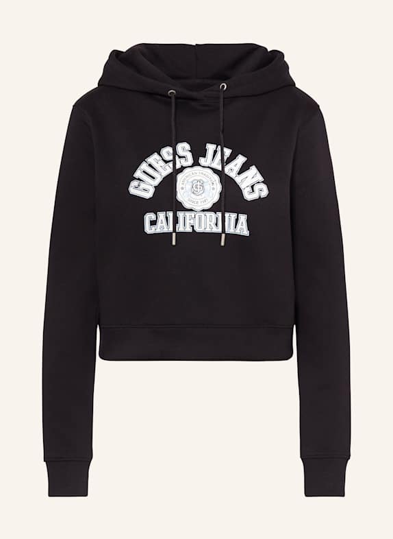 GUESS JEANS Hoodie BLACK