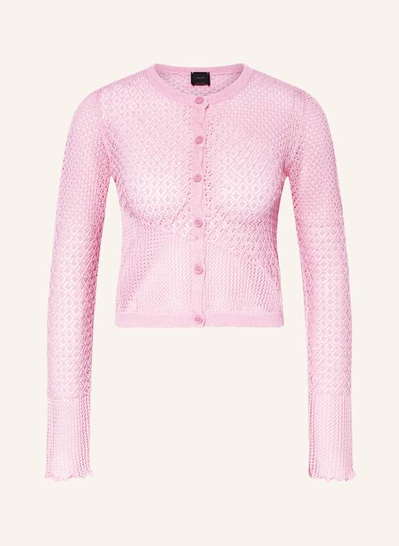 PINKO Cropped-Strickjacke BAITOU ROSA