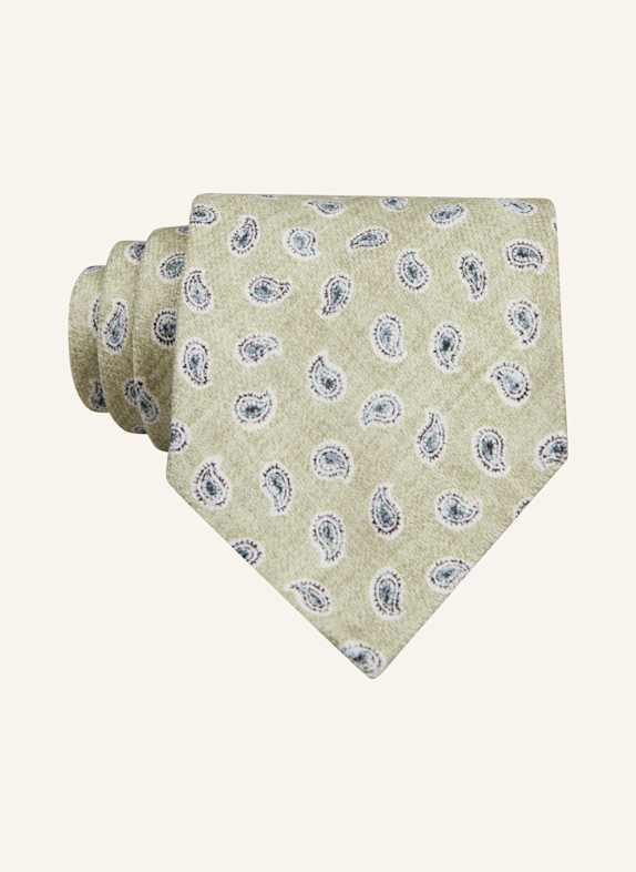 FINAMORE 1925 Krawatte GRÜN/ DUNKELBLAU