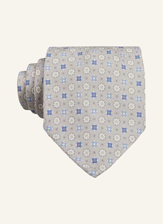FINAMORE 1925 ANVERSA tie GRAY/ BLUE