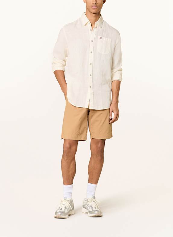 NAPAPIJRI Linnen hemd G-LINEN LS Regular Fit ECRU