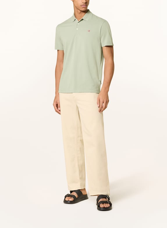 NAPAPIJRI Piqué poloshirt EALIS LICHTGROEN