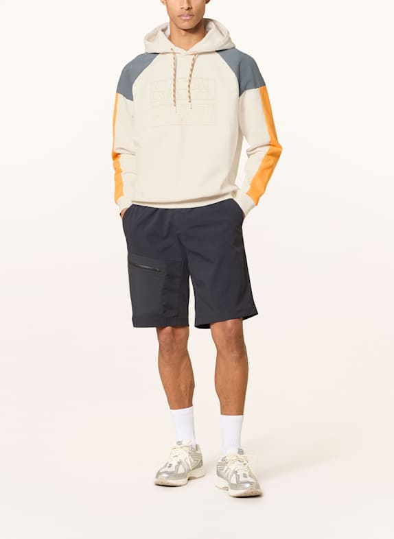 NAPAPIJRI Sweat-shirt B-CENCI H ÉCRU / ORANGE / BLEU GRIS
