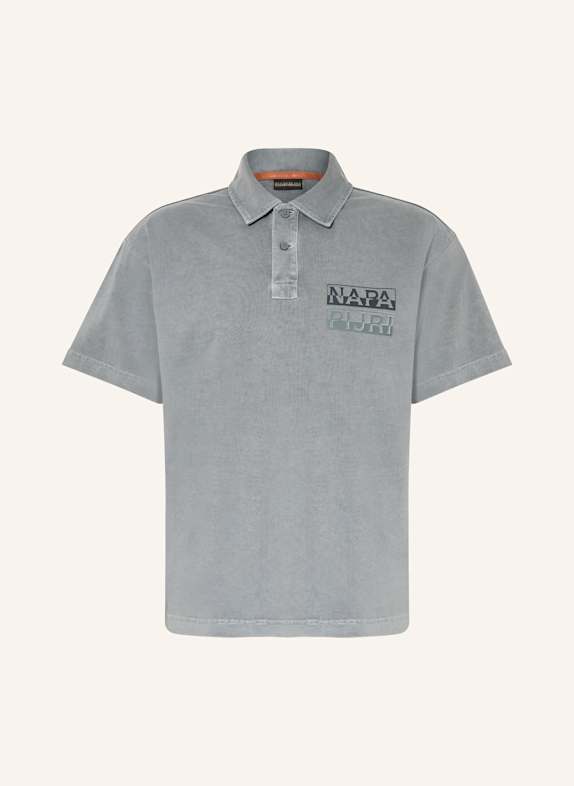 NAPAPIJRI Jersey-Poloshirt E-CORTONA DUNKELGRAU