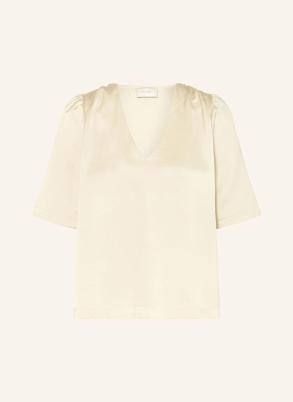 NEO NOIR LARGO blouse shirt in satin LIGHT YELLOW