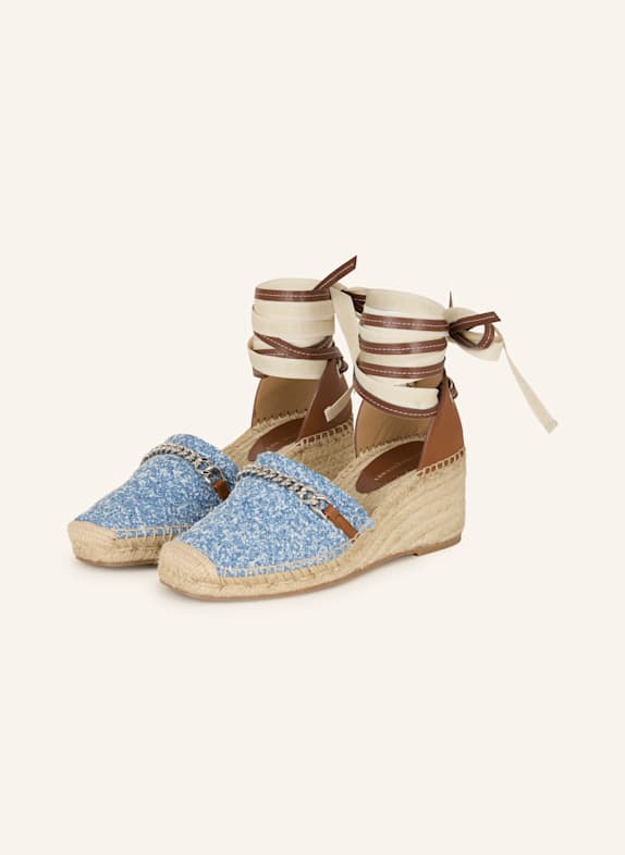 STELLA McCARTNEY Espadrilles GAIA HELLBLAU/ BRAUN