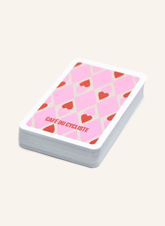CAFÉ DU CYCLISTE Kartenspiel ROSA/ ROT