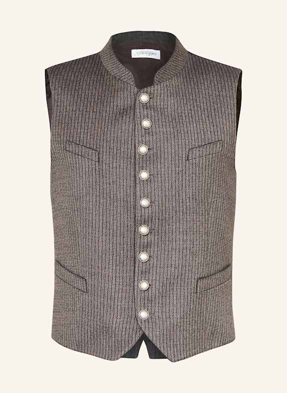 Grasegger stussy checker work shirt 1110066 blue mple DARK BLUE/ DARK BROWN