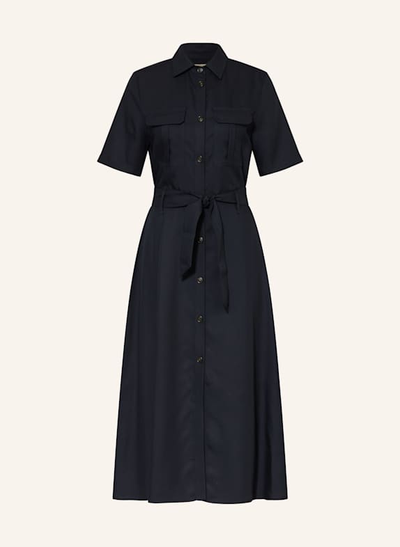 WOOLRICH Hemdblusenkleid DUNKELBLAU