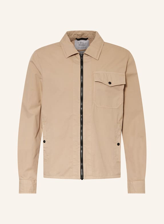 WOOLRICH Ovejacket HELLBRAUN