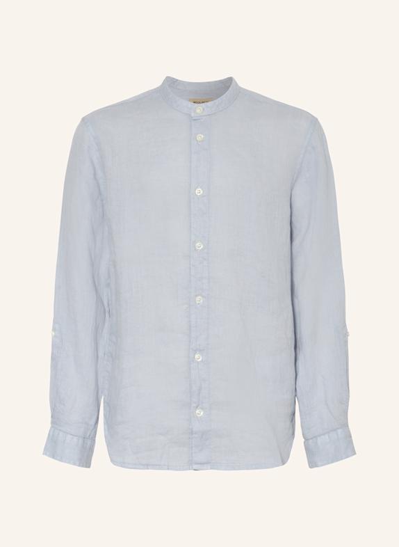 WOOLRICH Leinenhemd HELLBLAU