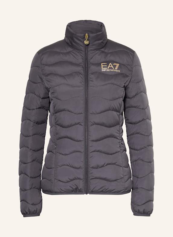 EA7 EMPORIO ARMANI Kurtka pikowana TRAIN CORE SZARY