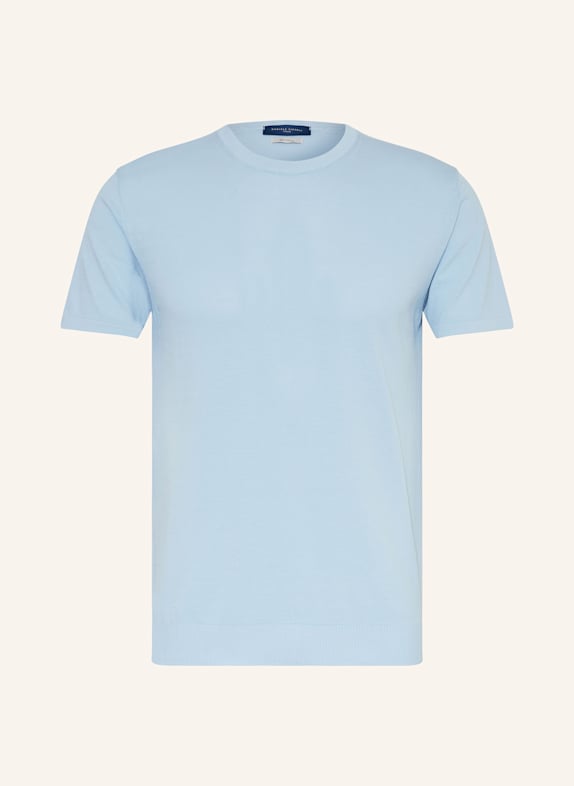 DANIELE FIESOLI Strickshirt HELLBLAU