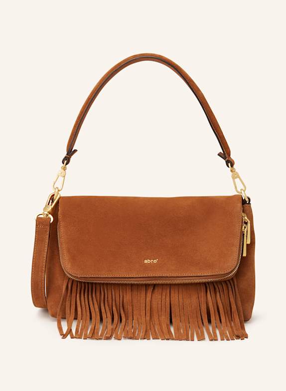 abro Schultertasche TRINITY COGNAC