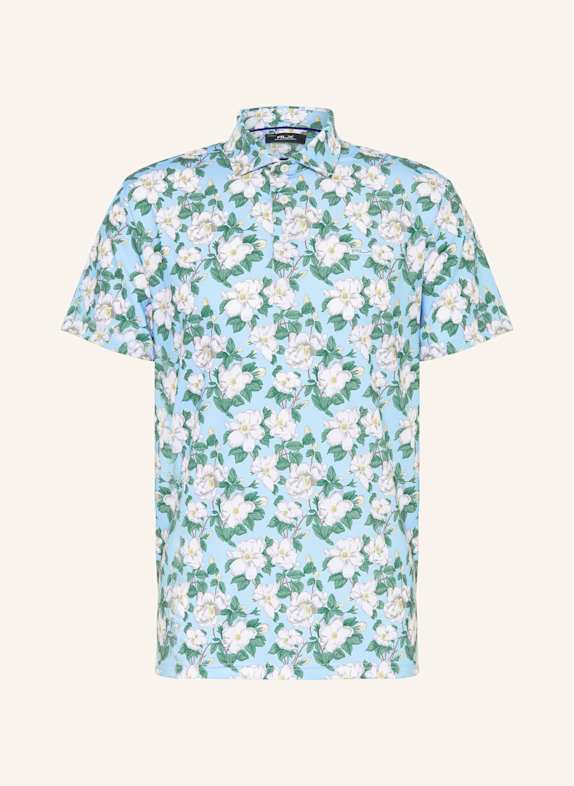 RLX RALPH LAUREN Funktions-Poloshirt HELLBLAU/ GRÜN/ WEISS