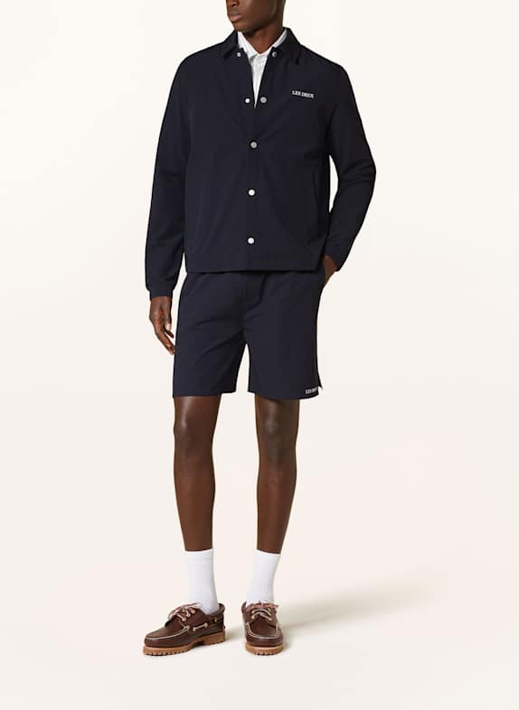 LES DEUX Overjacket IDRIS DONKERBLAUW
