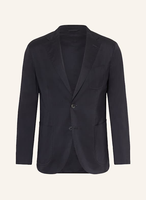 AGNONA Jerseysakko Slim Fit mit Seide DUNKELBLAU