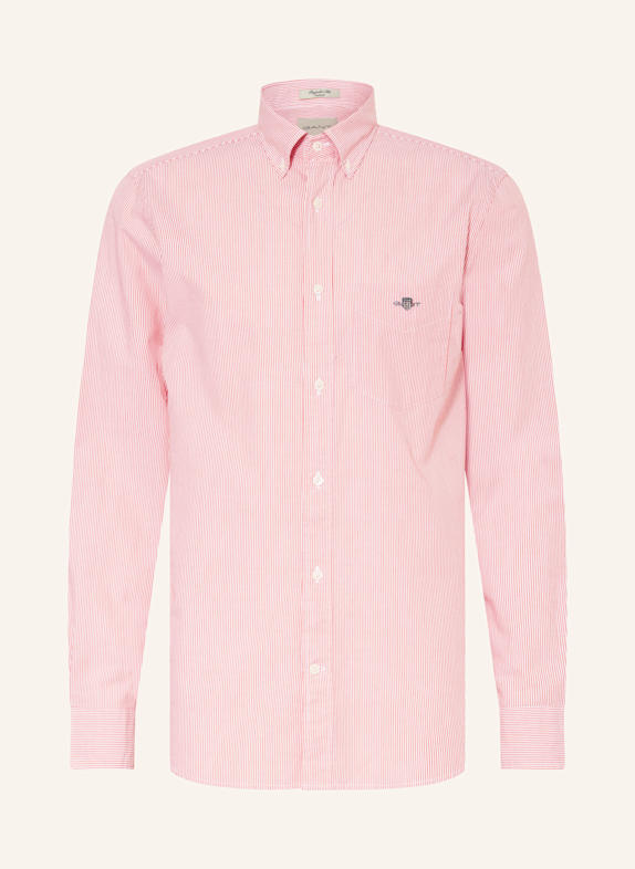 GANT Hemd Comfort Fit DUNKELORANGE/ WEISS