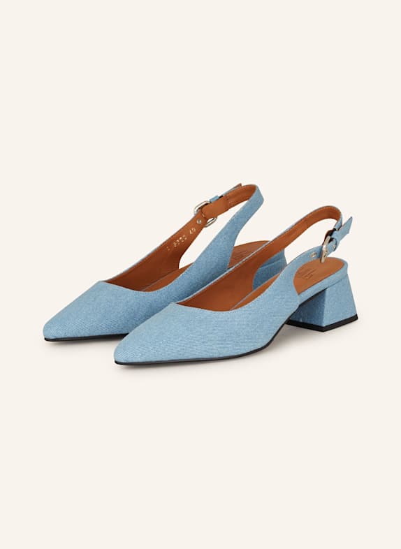 billi bi Slingpumps HELLBLAU
