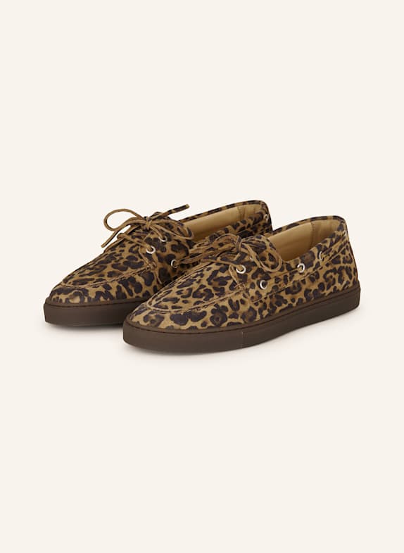 COPENHAGEN Bootsschuhe CPH160 CAMEL/ DUNKELBRAUN/ BRAUN