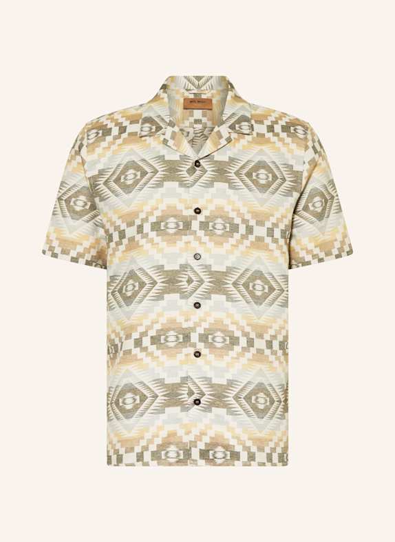 MOS MOSH Gallery Resorthemd MMGLUIS Comfort Fit BEIGE/ TAUPE/ BLAUGRAU