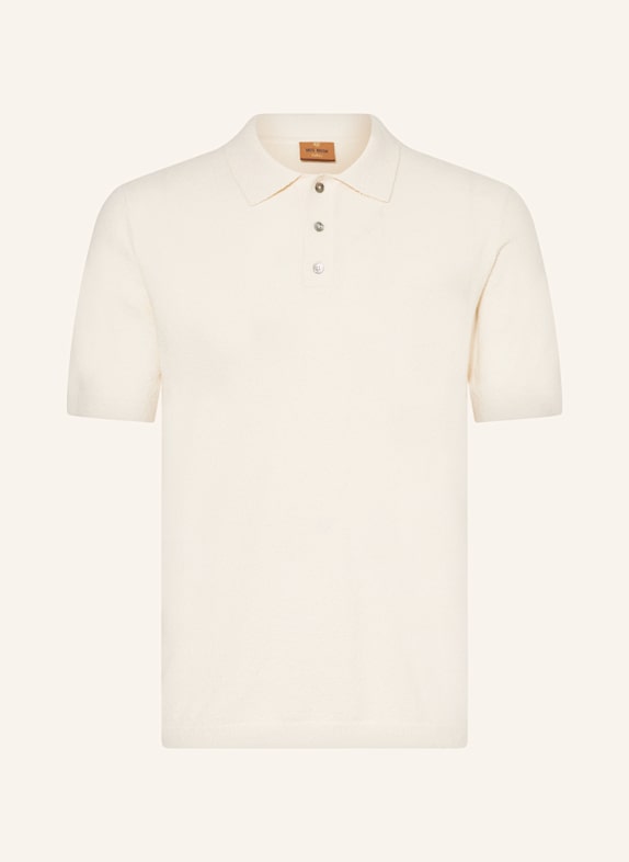 MOS MOSH Gallery Bouclé-Poloshirt MMGKYLE ECRU