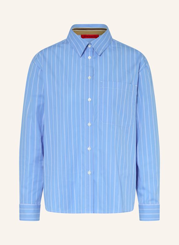 MAX & Co. Hemdbluse BARI BLAU/ HELLBLAU
