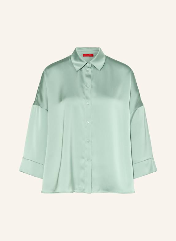 MAX & Co. Hembluse SBEMBO aus Satin PETROL