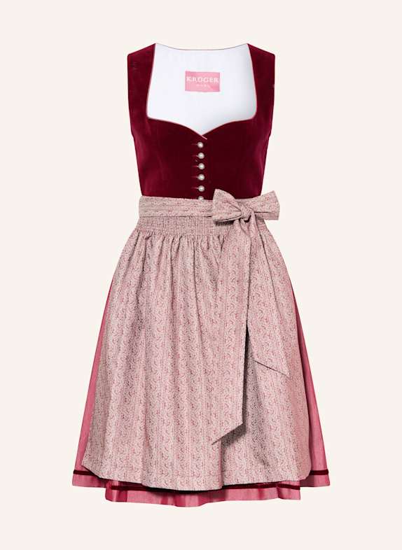 KRÜGER Dirndl LAJA DUNKELROT