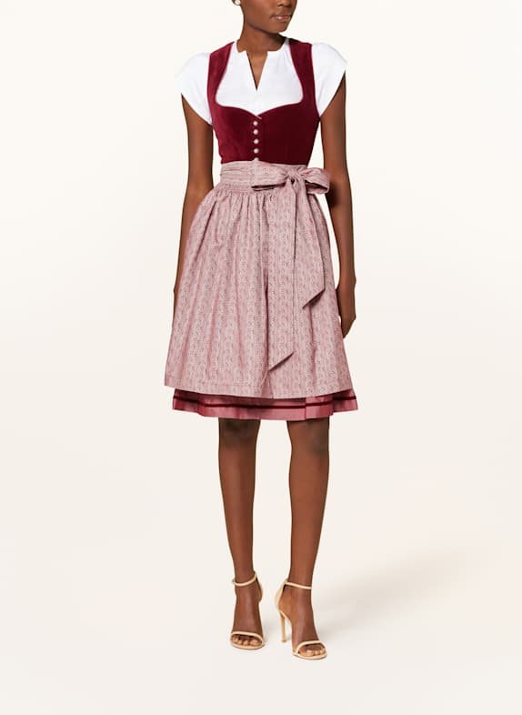 KRÜGER Dirndl LAJA DUNKELROT