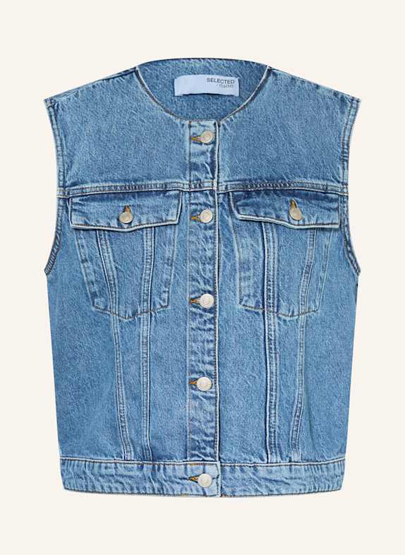 SELECTED Femme Jeansweste DUNKELBLAU
