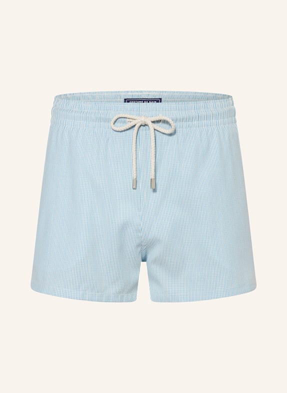 VILEBREQUIN Badeshorts MILTON TÜRKIS/ WEISS