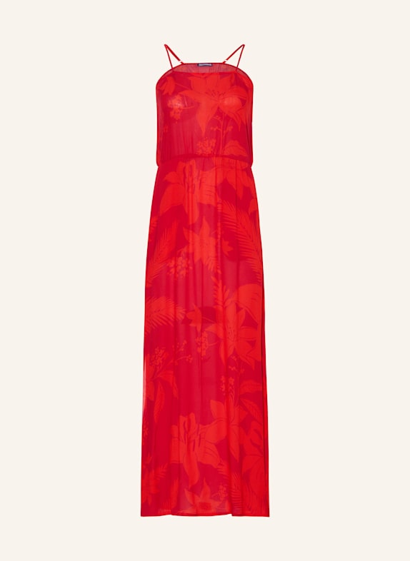 VILEBREQUIN LOUANE beach dress DARK RED/ RED