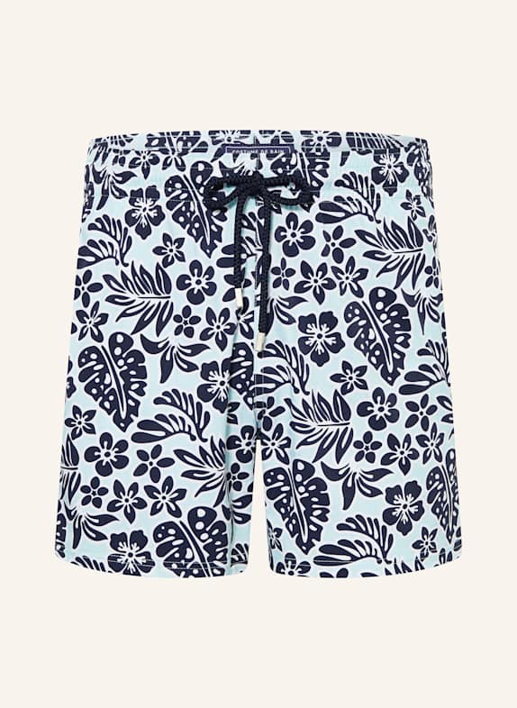 VILEBREQUIN Swim Shorts MOORISE DARK BLUE/ TURQUOISE