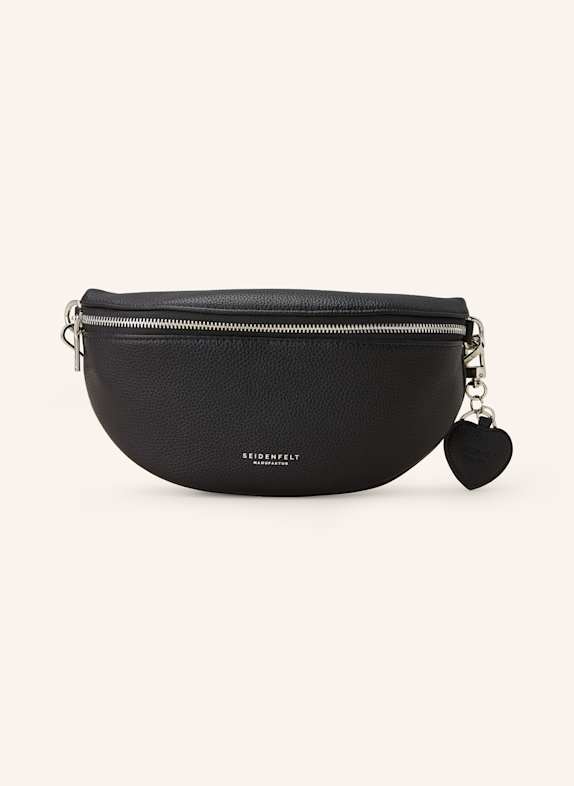 SEIDENFELT Gürteltasche SCHWARZ
