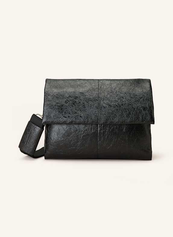 SEIDENFELT Umhängetasche SCHWARZ