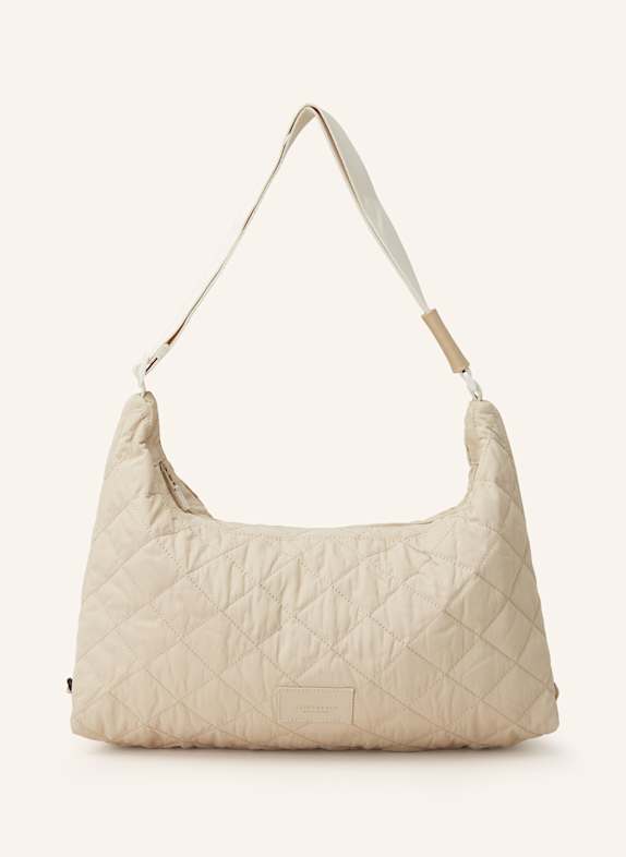 SEIDENFELT Hobo-Bag BEIGE